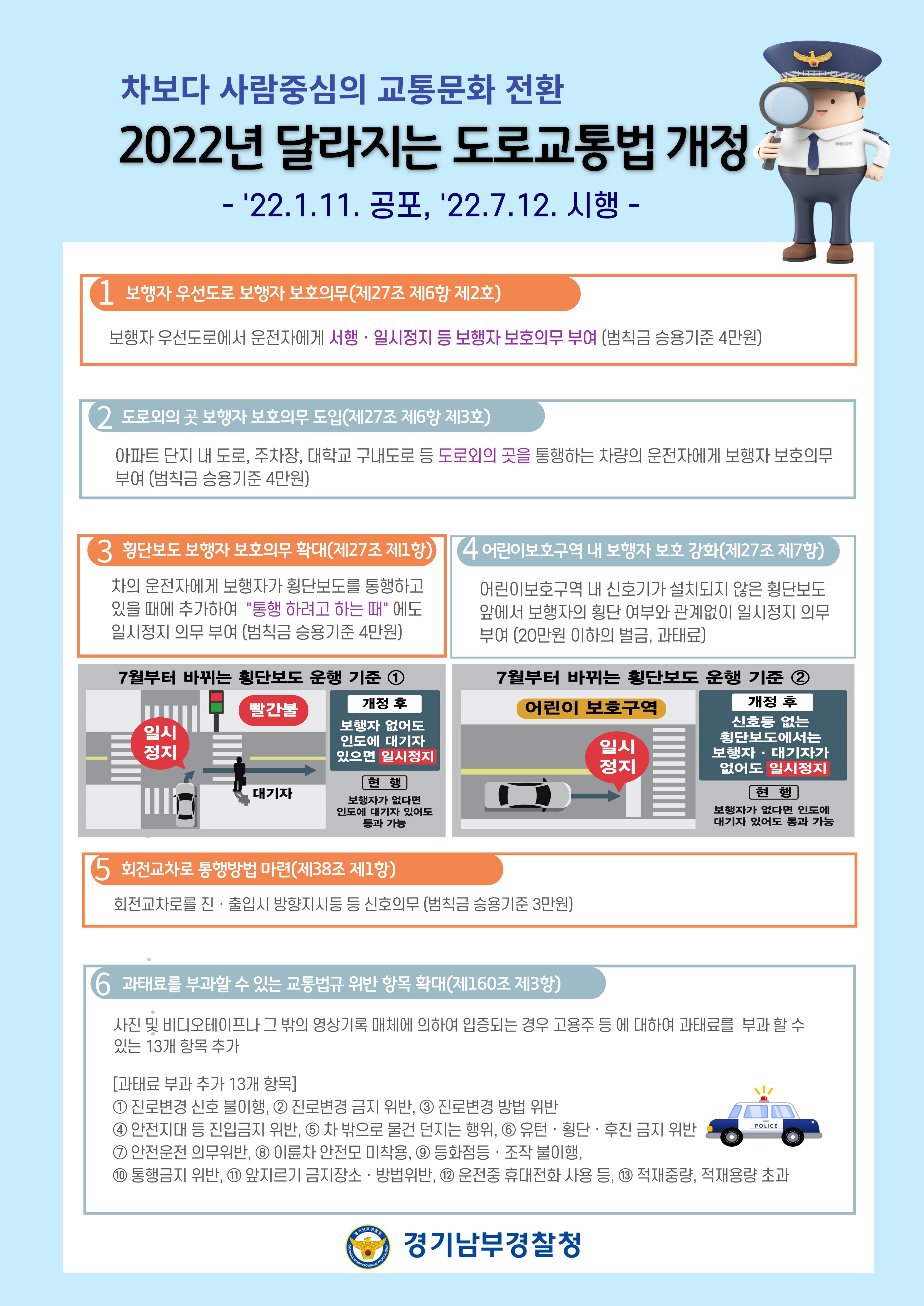 도로교통법 개정