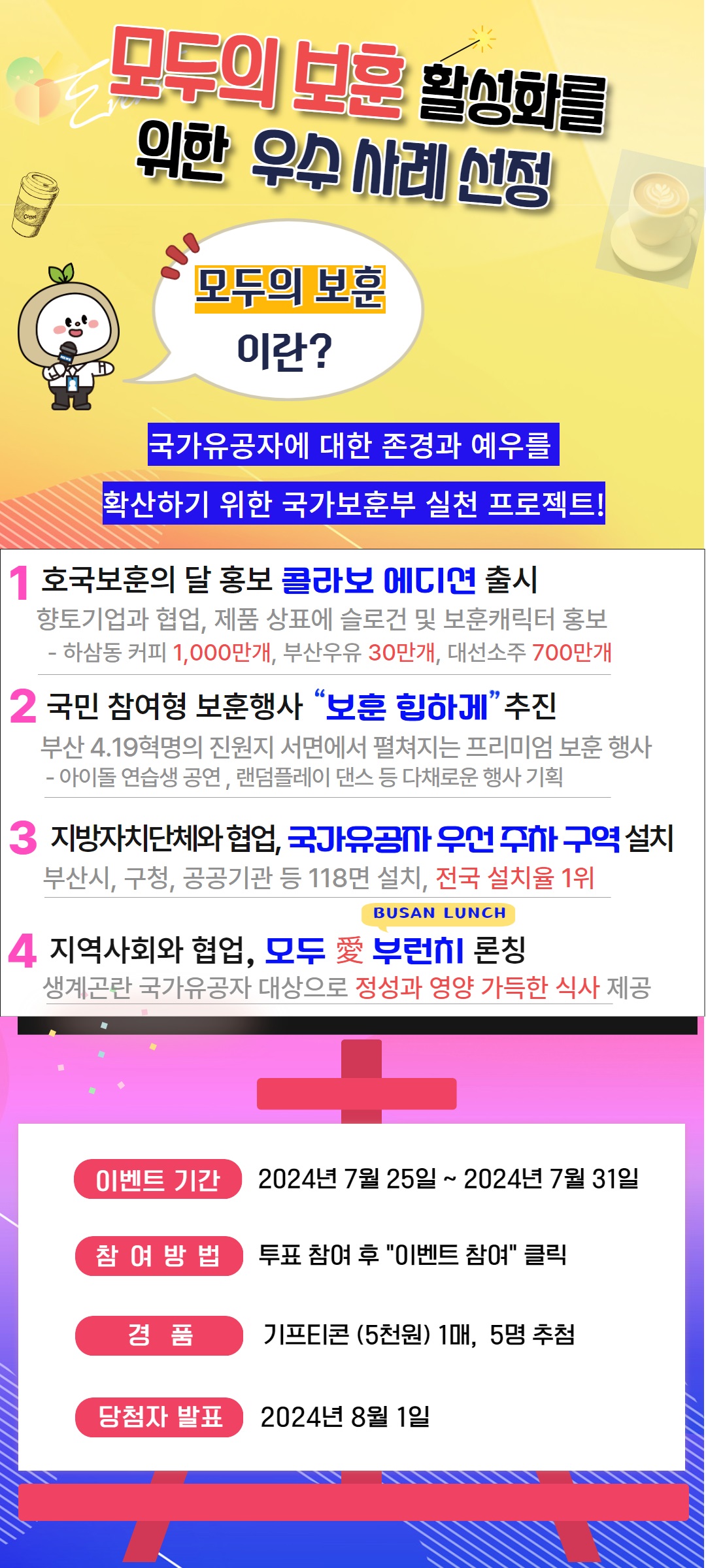  모두의 보훈 활성화 투표 