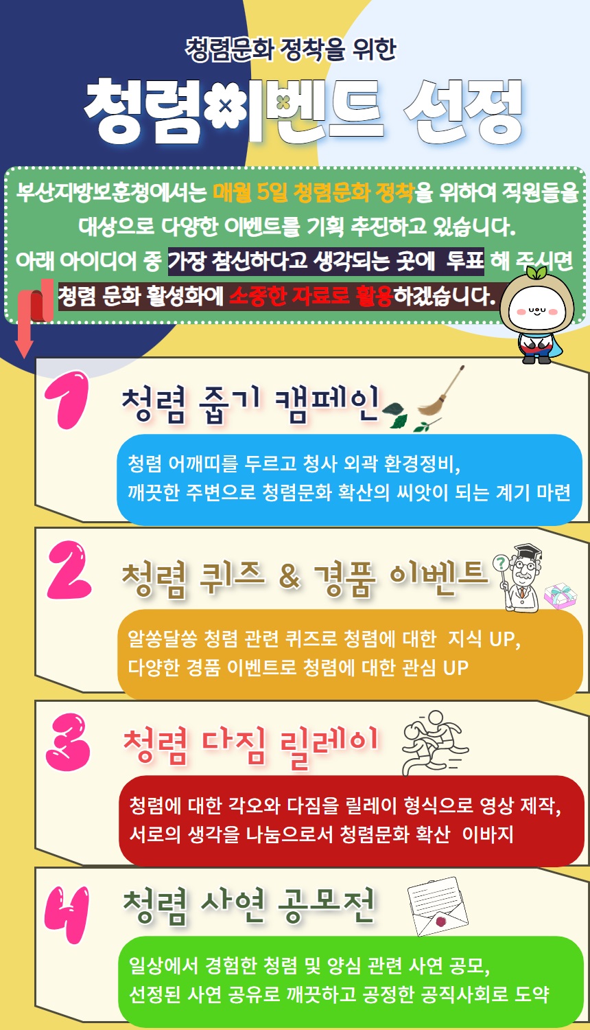 청렴이벤트 선정 투표