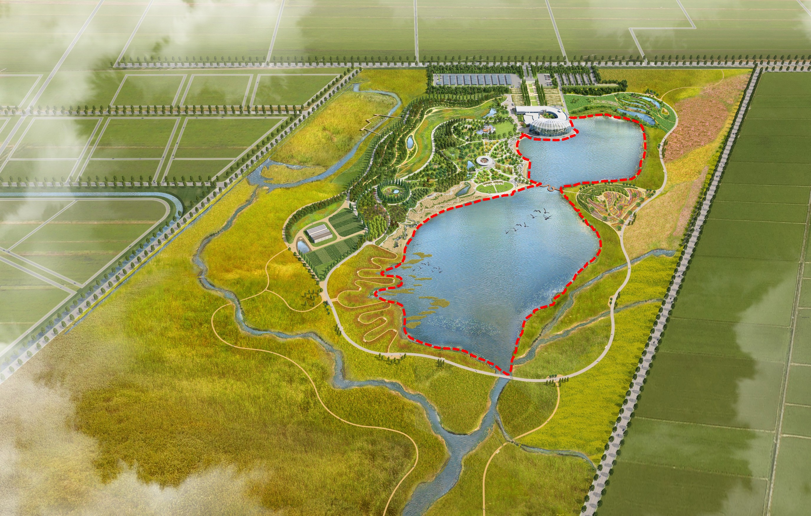 국립새만금수목원 조감도