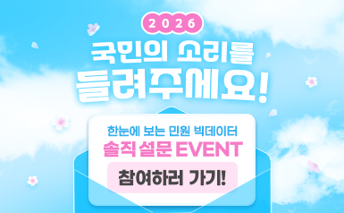 한눈에 보는 민원 빅데이터 설문조사
