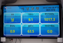 브리핑용 모니터