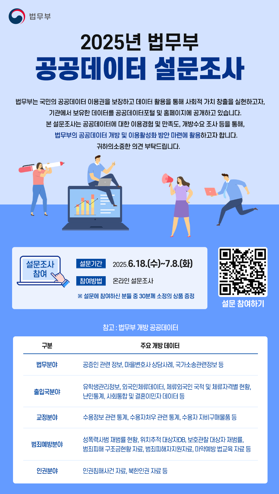 설문조사 포스터