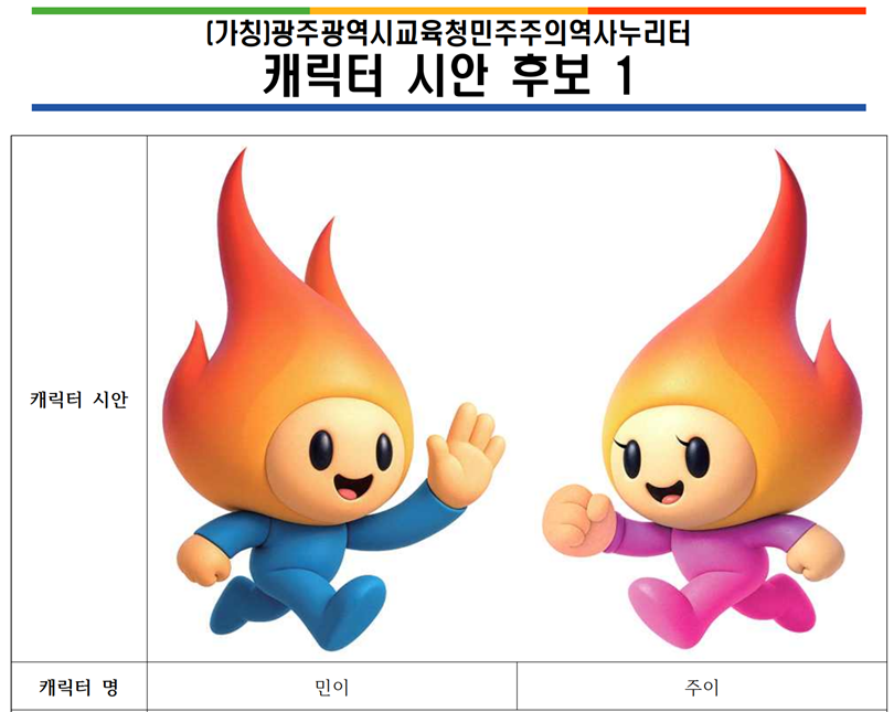 캐릭터 시안 후보 1