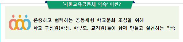 서울교육공동체 약속