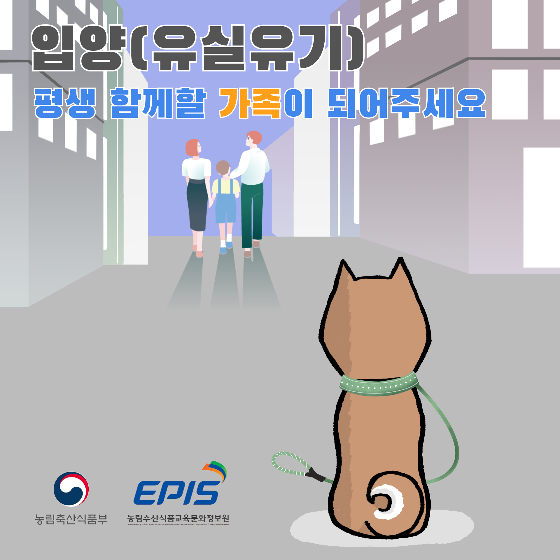 동물 유실, 유기 문제와 이를 해결하기 위한 입양 활성화