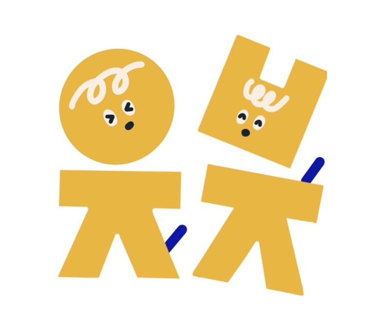 [예방과 접종이] 예방접종의 초성인 ㅇㅂㅈㅈ을 형상화