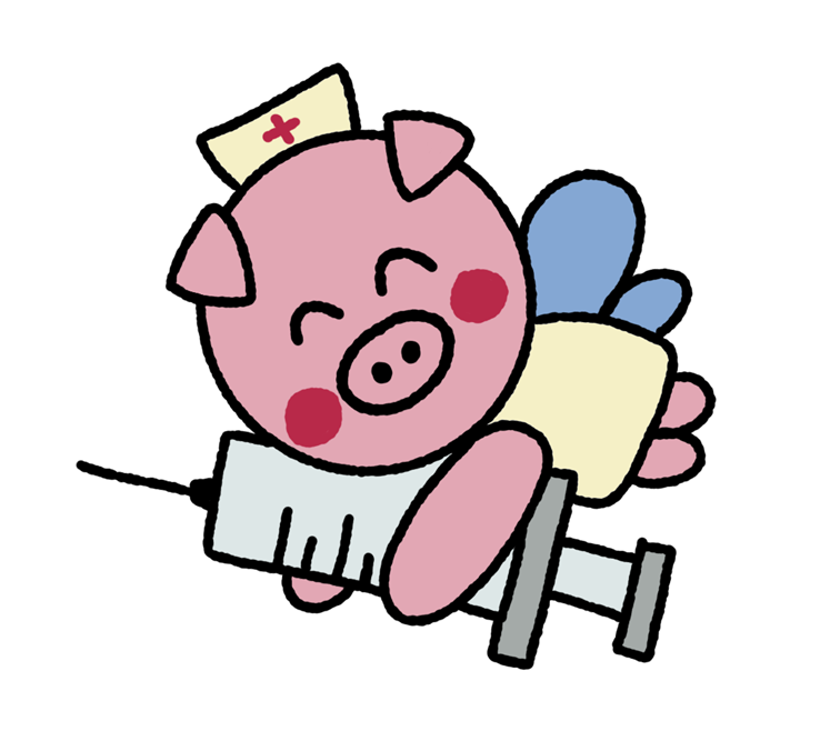 [주사기를 든 꾸리] 청결하고 똑똑한 동물로 알려진 돼지를 활용해 건강하고 튼튼한 삶 표현