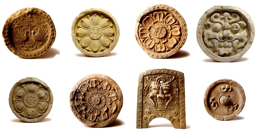 3. 경주 황룡사지 출토 와전류  ※ 2026년 경주 황룡사지 발굴 50주년 기념