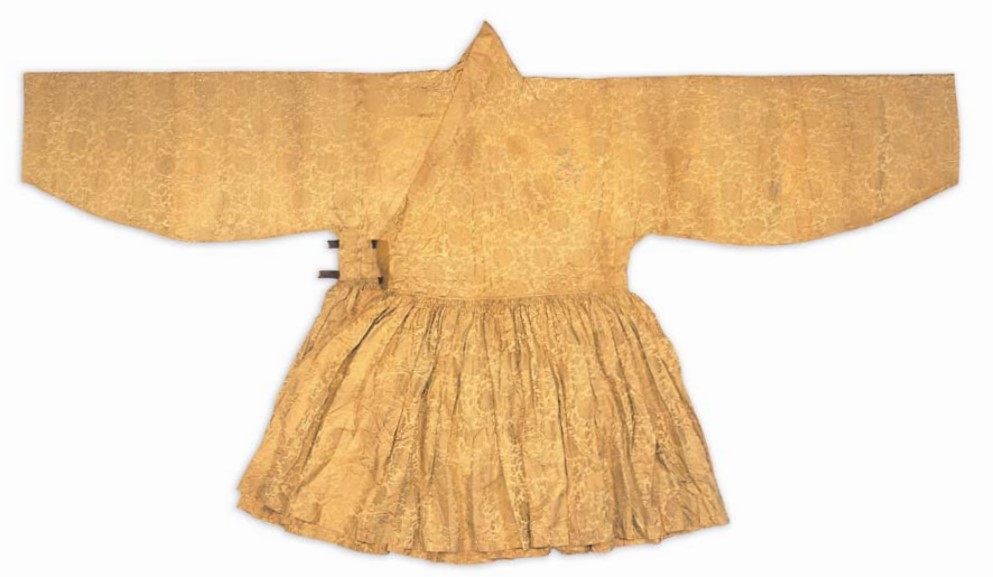 모란문단 홑철릭/16세기