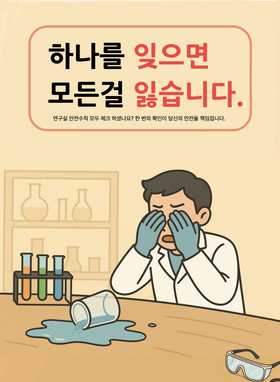 [포스터] 하나를 잊으면 모든걸 잃습니다.