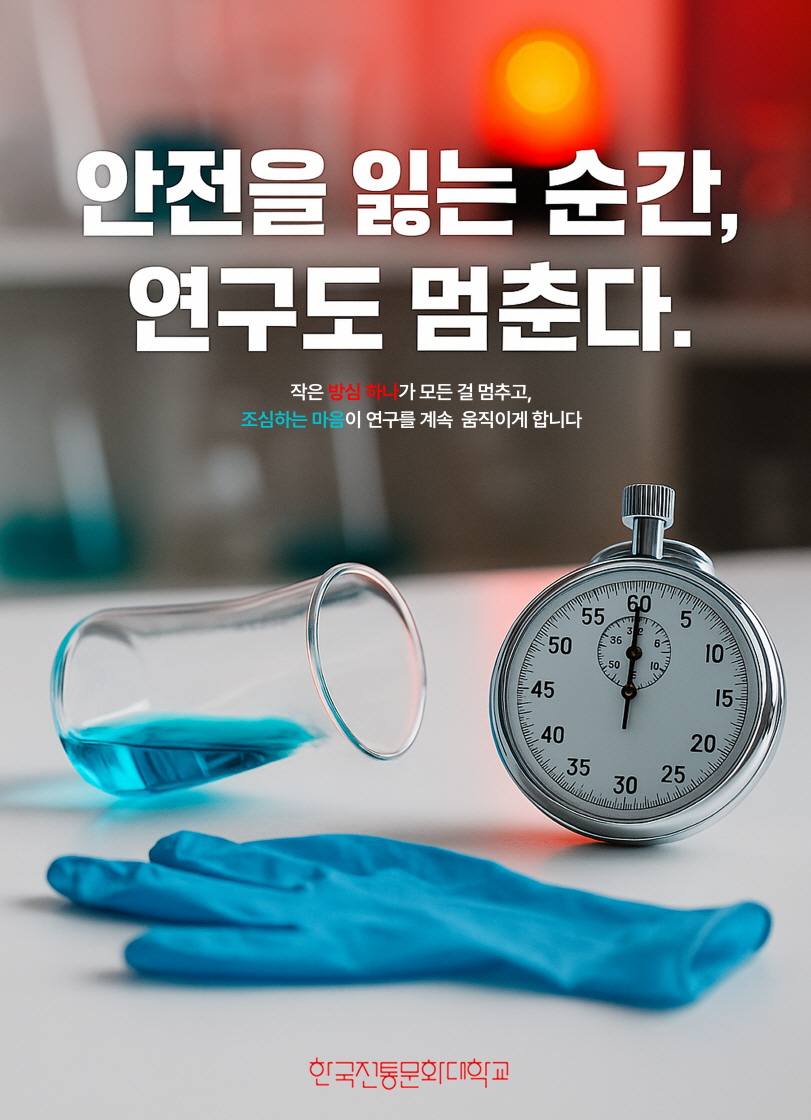 [포스터] 안전을 잃는 순간 연구도 멈춘다.