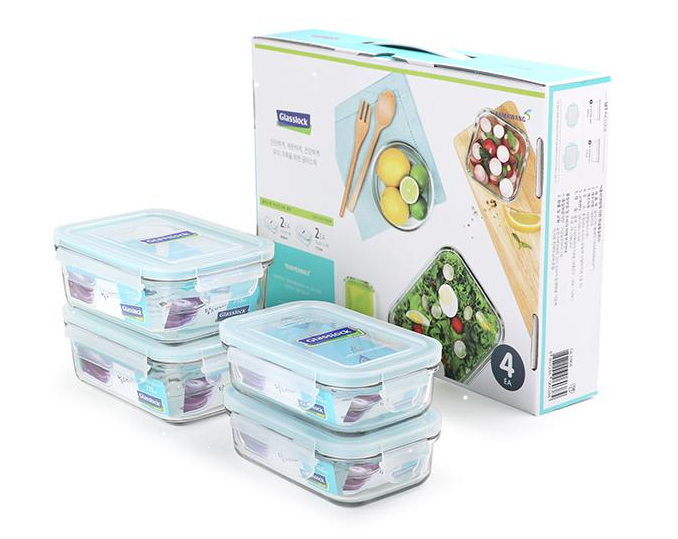글락스락 반찬용기 4조